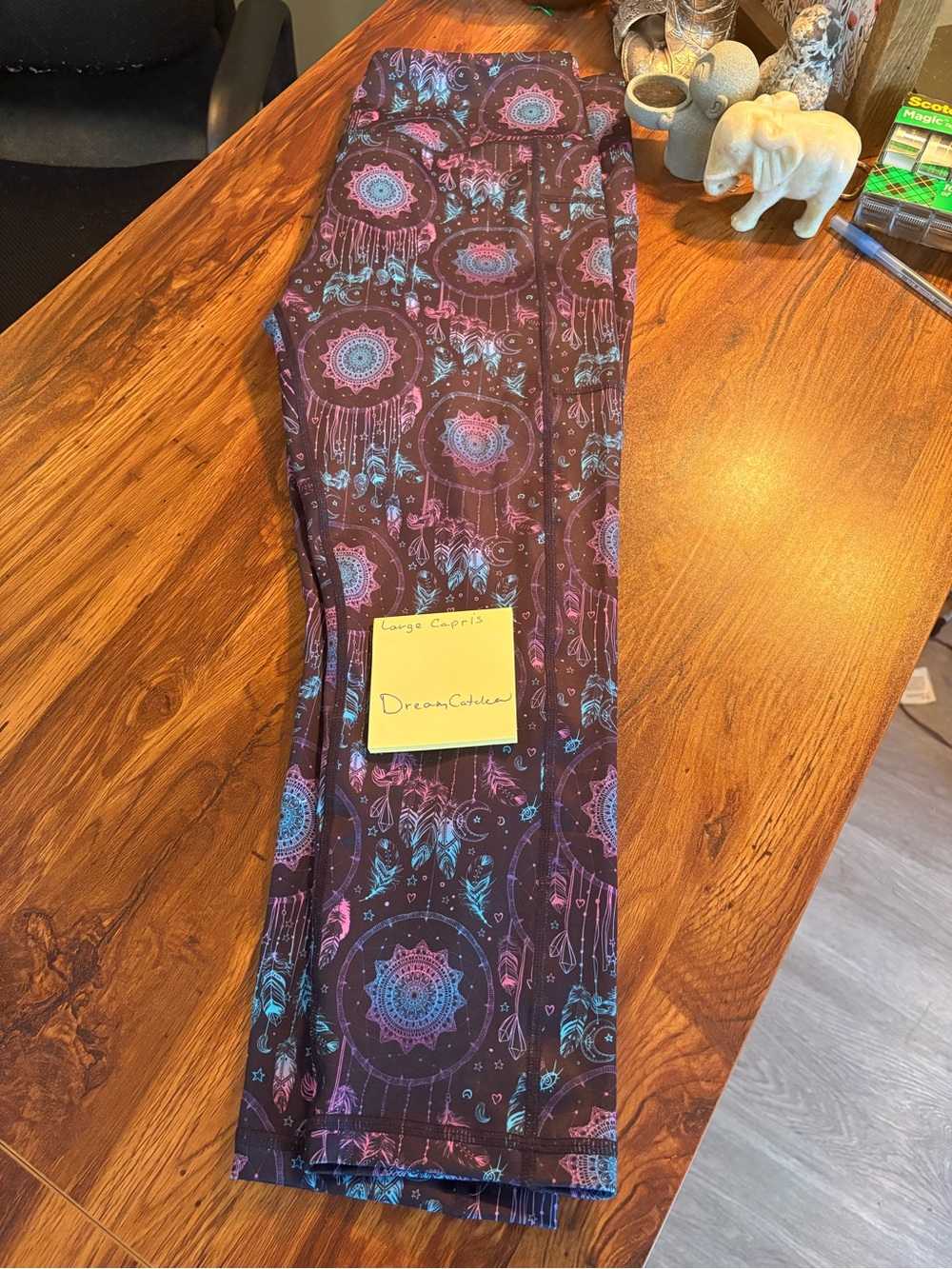 CVG- Dreamcatcher Capris Large Never Worn